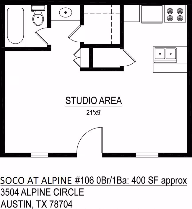 Unit 2-107 2-217 floor plan
